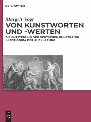 cover image of Von Kunstworten und -werten